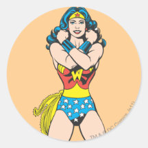 Wonder Woman Arms Crossed Stickers