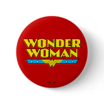 Wonder Woman Name and Logo Pin