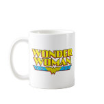 Wonder Woman Name and Logo mugs