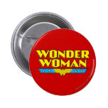 Wonder Woman Name and Logo Pin