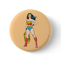 Wonder Woman Standing Button