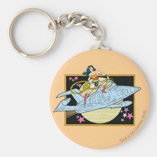 Wonder Woman with Jet Key Chain
