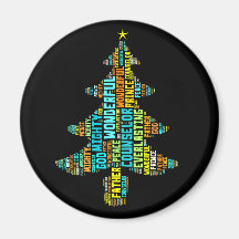 Wonderful Counsellor Mighty God Prince of Peace Fridge Magnets