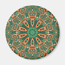 Wonderful Traditional Ottoman Tribal Design Refrigerator Magnet
