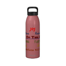 Wonderful Water bottle Fruit of spirit verse!