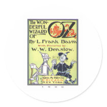Wonderful Wizard Of Oz Round Sticker