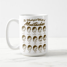 Wonderful World of Moustaches Mug