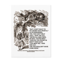 Wonderland Alice Go Among Mad People Quote