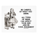 Wonderland Be Careful What You Drink (Alice) Customized Letterhead