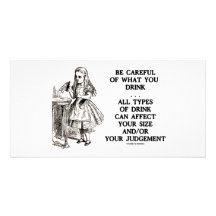 Wonderland Be Careful What You Drink (Alice) Photo Greeting Card