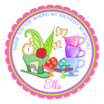 Wonderland Birthday Party Stickers