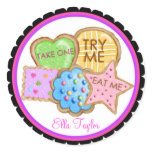 Wonderland Birthday Party Stickers
