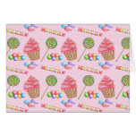 Wonderland Cupcake Candy Lollipop Sweet Tarts Greeting Cards