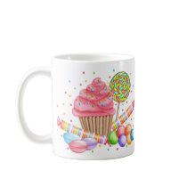 Wonderland Cupcake Candy Lollipop Sweet Tarts Mugs