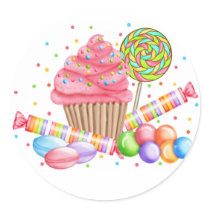 Wonderland Cupcake Candy Lollipop Sweet Tarts