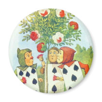 Wonderland Roses Refrigerator Magnet