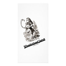 Wonderland Spirit (Alice & Her Flamingo) Photo Greeting Card
