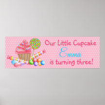 Wonderland Sweets Banner Poster