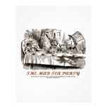 Wonderland The Mad Tea Party Customized Letterhead