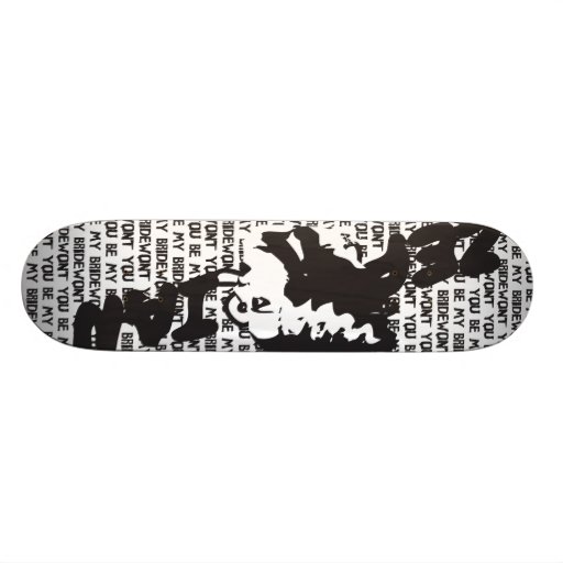 Won't You Be My Bride? Skateboard Decks