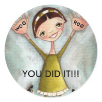 Woo Hoo Girl - Stickers