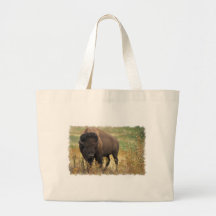 Wood Bison Canvas Bag