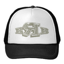 wood brb trucker hats