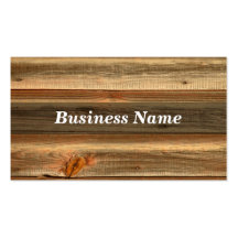 Wood Business Card
