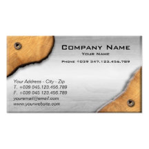 Wood Business Card