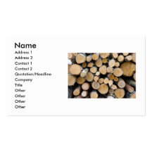 Wood Business Card