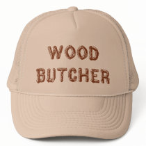 Wood butcher hat