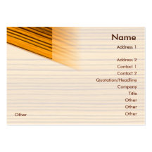 Wood - Chubby Business Card Templates