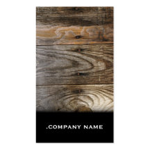 Wood - Elegant Business Card