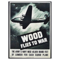 Wood Flies To War Custom Flyer