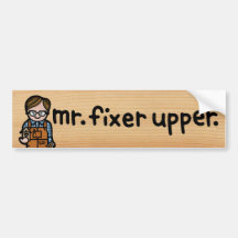 wood grain bumpersticker. bumper stickers