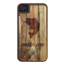 Wood-grain Fish by Dixie Livin' iPhone 4 Case-Mate Case