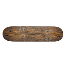 Wood grain, sheet of weathered timber skateboards