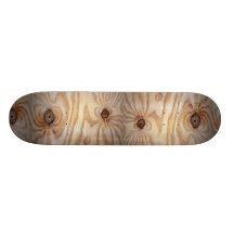 Wood grain texture skate board