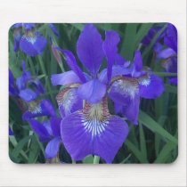 Wood Iris Mouse Mat