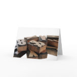wood letters greeting card