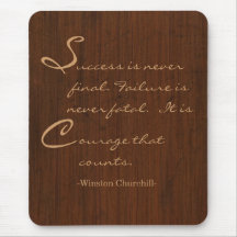 Wood look mouse pad