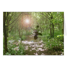 Wood Nymph Greeting Card