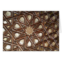 wood panel card