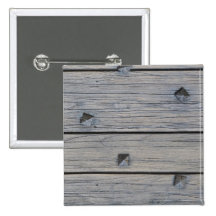 Wood planks with square nails texture that perfect pinback button