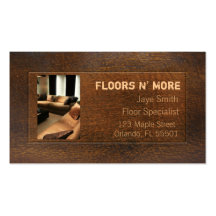 Wood Textile Business Card