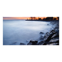 Woodbine Beach Toronto Ontario Canada at Sunrise Photo Cards
