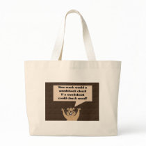 Woodchuck Tongue Twister Tote Bags