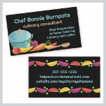 woodcut culinary mixing spoon veggies business car