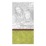 Woodcut Photo Template Custom Photo Card