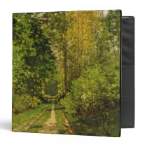 Wooded Path, 1865 (oil on canvas) binders